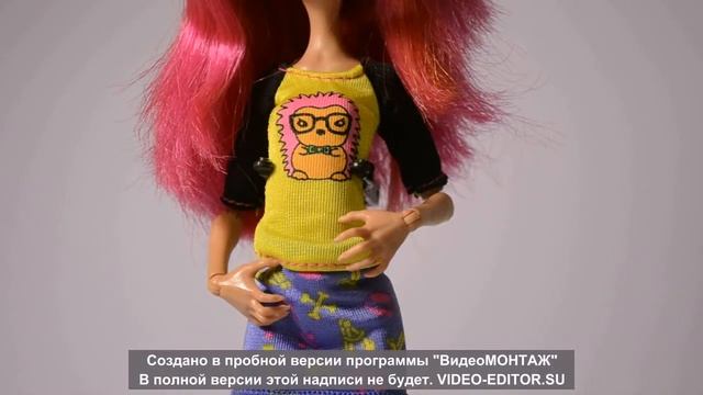 Обзор на куклу Monster High Хоулин Вульф из серии Geek Shriek смотреть онлайн