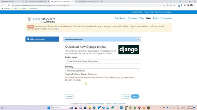 How to Deploy a Django Project on Python Anywhere | Tutorial #18 смотреть онлайн