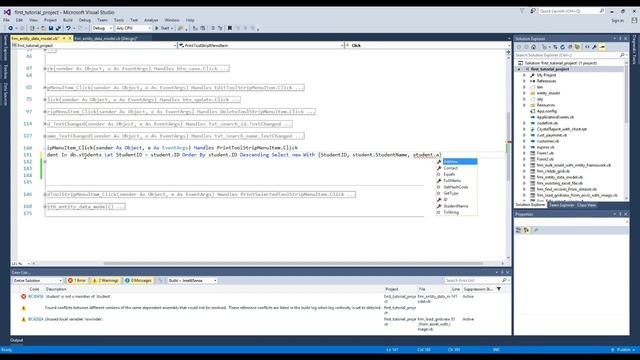 rdlc report with entity data model in vb.net смотреть онлайн