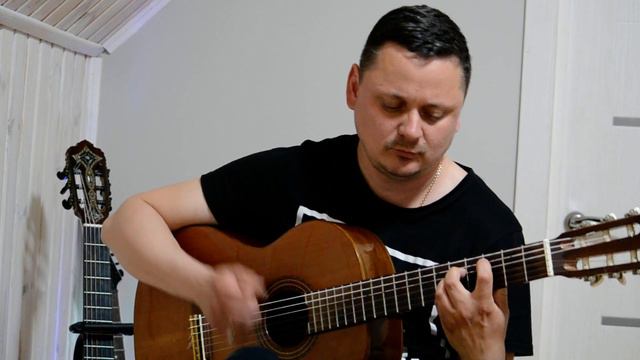 Romantic Music. Russian Romance On Spanish Guitar. Романс на гитаре.
