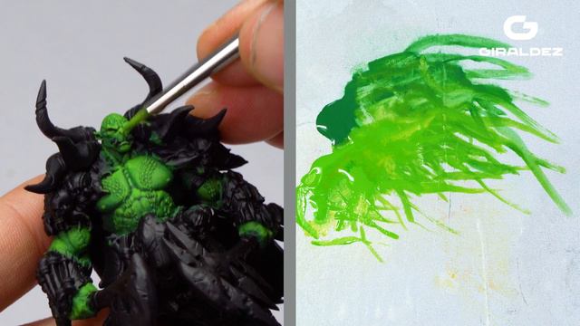 How to paint an ORC SKIN using B.S.L system Vallejo ( JUST 4 colors) / Commo pintar una piel orco смотреть онлайн