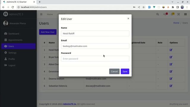 Edit User Modal using Vue 3, VeeValidate and Laravel | Part 8 смотреть онлайн