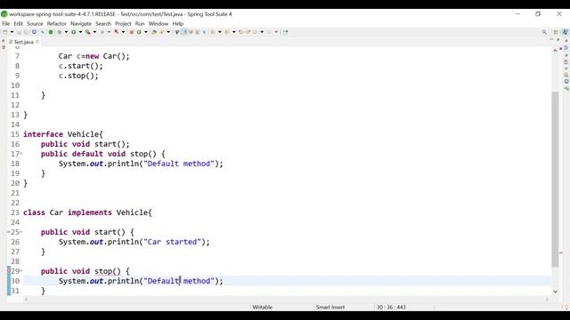 Default and Static Methods in Interfaces in Java | IN HINDI смотреть онлайн