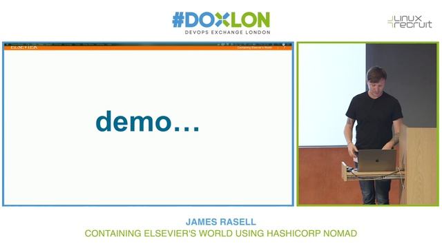 Containing Elsevier's World Using HashiCorp Nomad | James Rasell смотреть онлайн