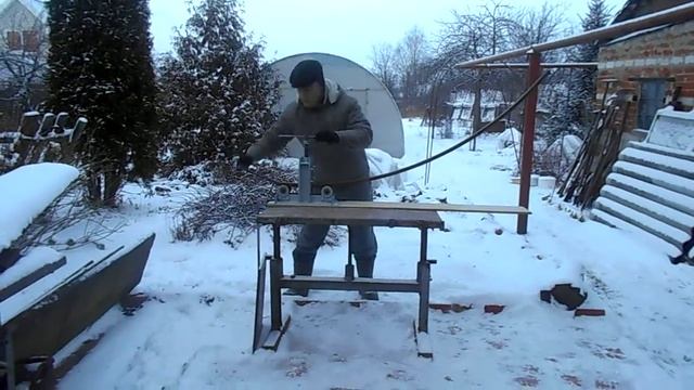 ТБПТ 07, гибка двух труб 20х20х2 одновременно. смотреть онлайн