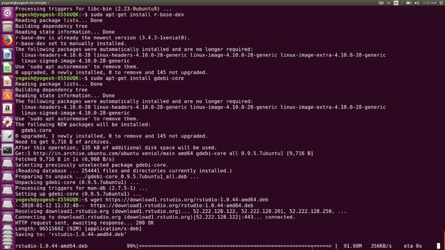 HOW TO INSTALL R & R STUDIO ON UBUNTU 16 04 смотреть онлайн