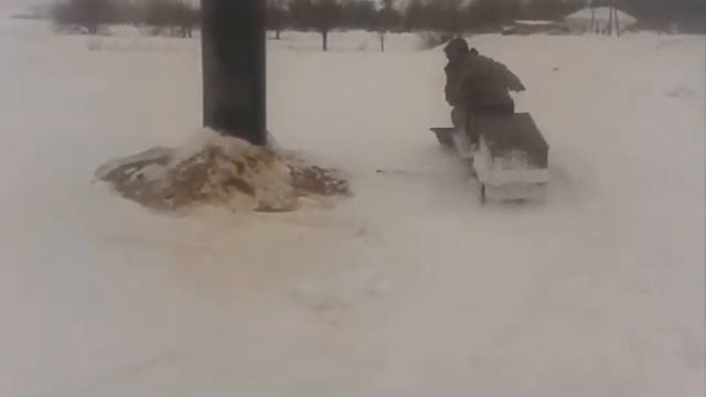 Самодельный снегоход Толкач Соль-Илецк. смотреть онлайн