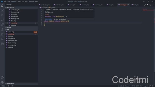 Object Programming in PHP 32 - Abstract Classes смотреть онлайн