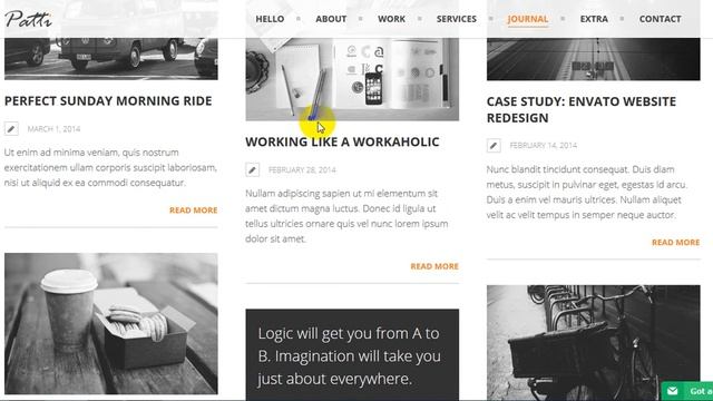 Patti – Parallax One Page WordPress Theme смотреть онлайн