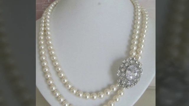 Top Rizing Trend 2020 Of Pearl Necklace Perl One side Pandant Mala Style For Party Wear смотреть онлайн