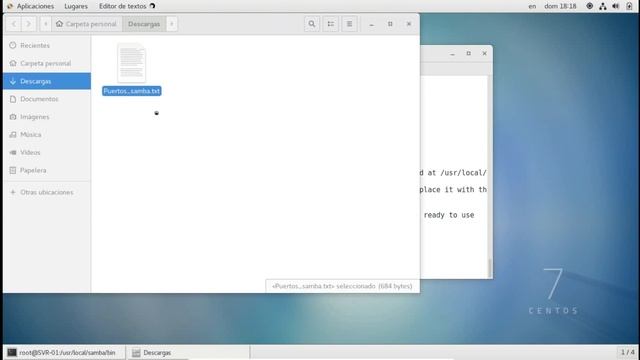 SAMBA como dominio en CentOS 7 Server смотреть онлайн