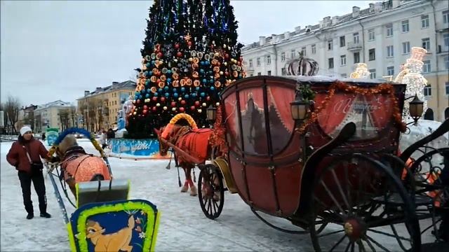 Рождественские покатушки на площади смотреть онлайн