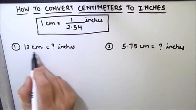 How to Convert Centimeters to Inches / Centimeter to Inches Conversion / Cm to Inch смотреть онлайн