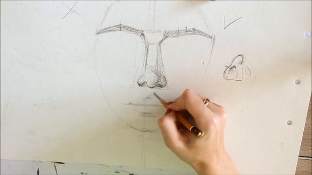 Самые популярные ошибки в портрете! /Drawing| Mistakes| Portraits смотреть онлайн