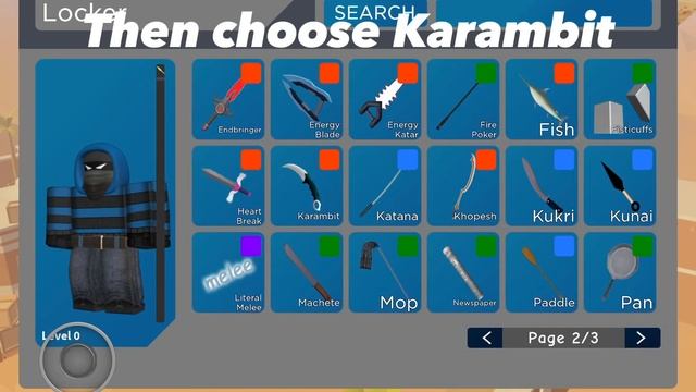 FULLY BLACK SKIN (Roblox arsenal) смотреть онлайн