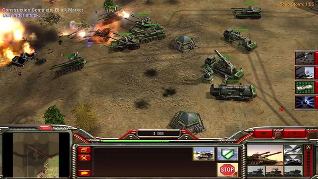 C&C Generals _1 VS 7 Brutal Armies( 1 China vs 7 GLA) смотреть онлайн
