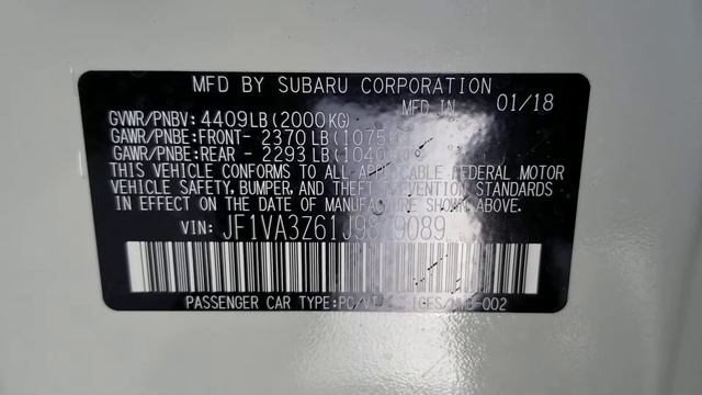 2018 Subaru sti type ra #094/500 смотреть онлайн