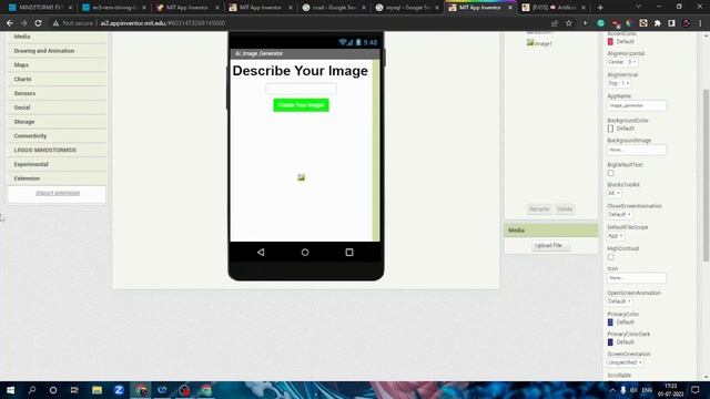 How to make AI Text to Image Generator using MIT App Inventor || #appinventor #app #texttoimage смотреть онлайн