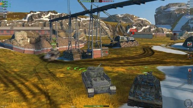 Играю на Tiger (P)!!!! WoT: Blitz!!