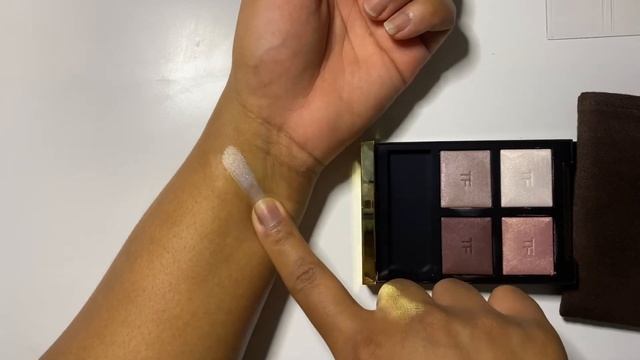 Tom Ford Virgin Orchid Swatches on a Deep/Dark Skin Tone смотреть онлайн