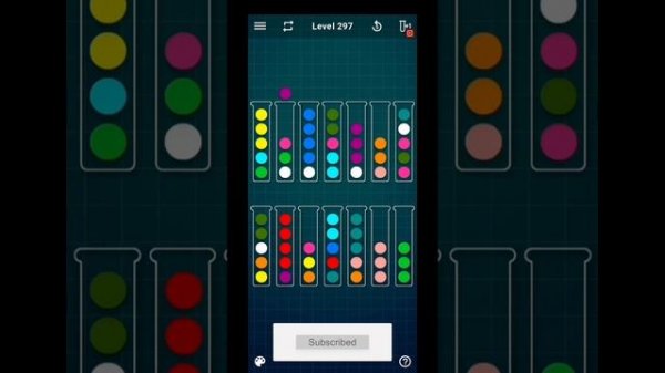 Ball sort puzzle level 297