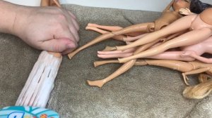 КУКЛЫ ИЗ КОРОБКИ. ВОЛОСЫ КАК МОЧАЛКА! КАК ВОССТАНОВИТЬ КУКОЛЬНЫЕ ВОЛОСЫ.