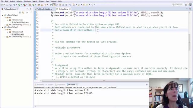 5.2 Methods in Java смотреть онлайн