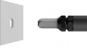 Шестигранные резьбовые заклепки - установка заклепочником