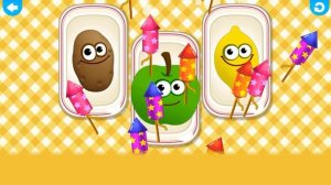 Играем в смешную еду 2. Развивающая игра / We play funny food 2. Educational game.