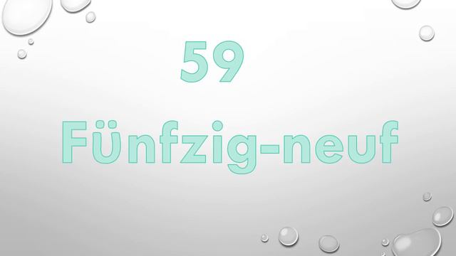 Deutsche Zahlen von 1 bis 100 lernen - Nemacki brojevi od 1 do 100 audio lekcija br 3 V2 смотреть онлайн