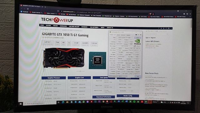 Test 3DMark Fire Strike Benchmark Gigabyte GeForce® GTX 1050 Ti G1 Gaming 4GB GDDR5 RGB 15Jan'22 смотреть онлайн