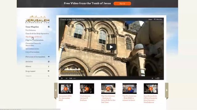 Welcome to Jerusalem Experience - Christian Video Tours in Jerusalem смотреть онлайн