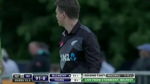 HAT-TRICK Michael Bracewell | NZ VS IRE | M Bracewell got HAT-TRICK WICKETS#1T20 #cricketshorts смотреть онлайн