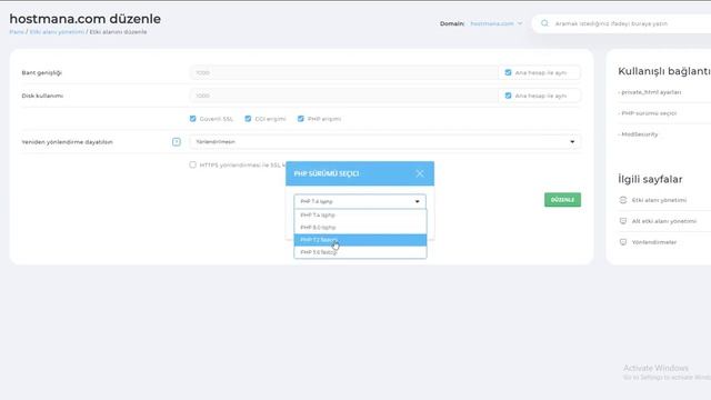 Directadmin PHP Versiyon Değiştirilmesi - 2 смотреть онлайн