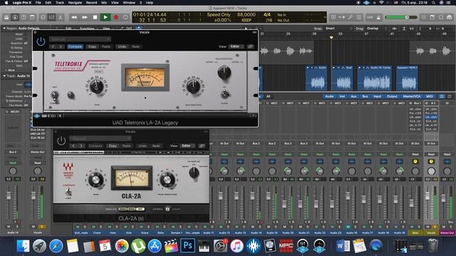 UAD Plugins Vs WAVES Plugins | Сравнение, тест