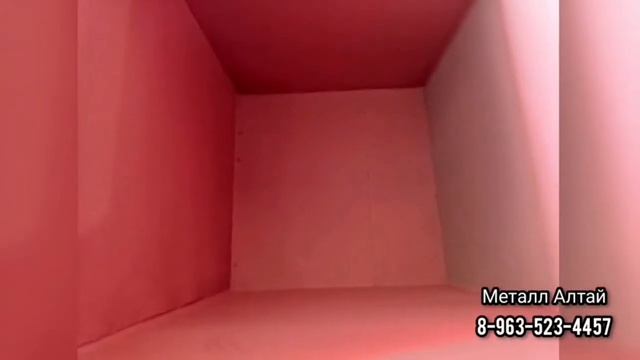 Мусорный бак 0,75 м3 Изготовлен по Уникальной Системе - Загибов всех углов + полностью дно. смотреть онлайн