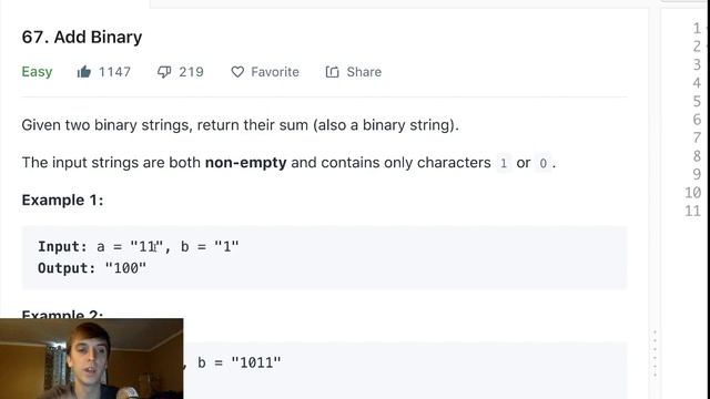 LeetCode 67. Add Binary Solution Explained - Java смотреть онлайн