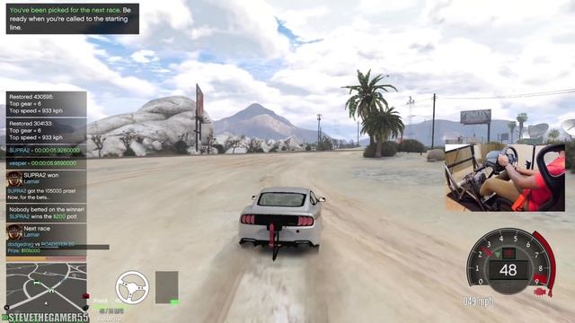 2019 FORD MUSTANG & GTR| LET'S RACE!!! | (GTA 5 REAL LIFE MODS) смотреть онлайн