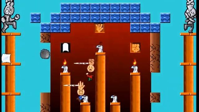 Beta -- Rock, Paper, Sicssors: The Endless battle / indie game / versus gameplay / Temple level смотреть онлайн