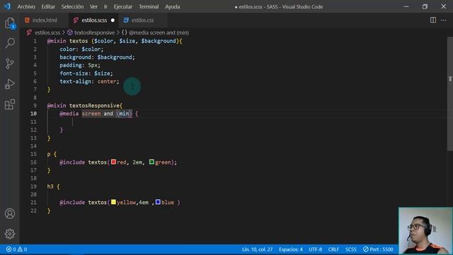 SASS Desde Cero - #5 @mixin | @include смотреть онлайн