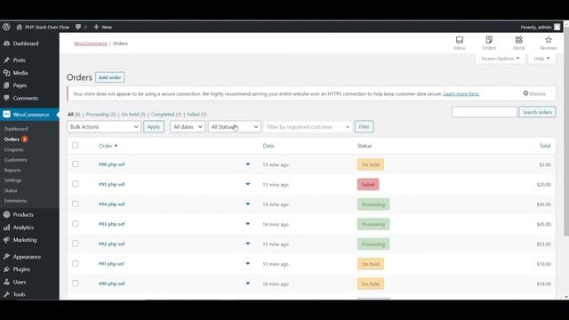 WooCommerce Admin Order Filter | Latest WooCommerce Video | WooCommerce Tutorial | Learn Wordpress смотреть онлайн