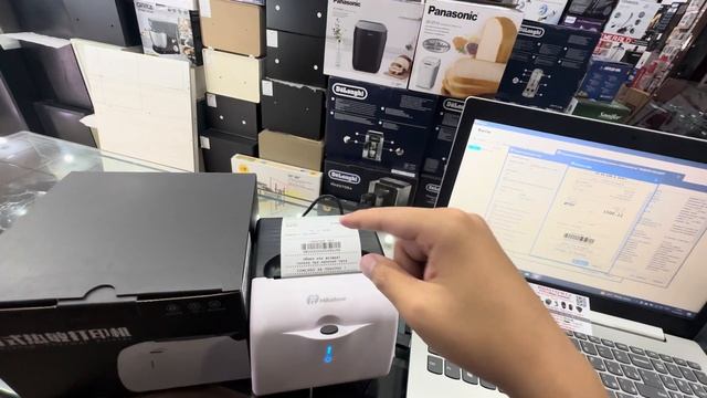 MHT-L80G Ценник + чек принтер USB + Bluetooth, универсальный - TEZPOS +998998485212