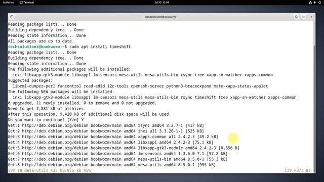 How to Install Timeshift on Debian 12 Bookworm Installation Guide for Timeshift смотреть онлайн