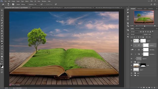 Story Book - Photoshop Manipulation Tutorial смотреть онлайн