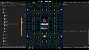 Легендарный ремейк игры PACMAN.  Игра на Python Pygame