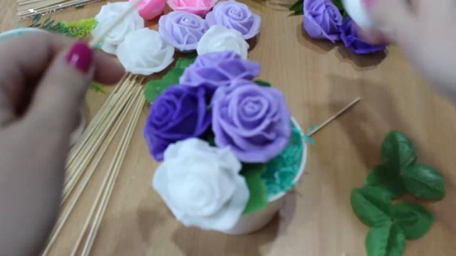 Собираем Горшки с цветами из мыла / Мыловарение / Розы из мыла смотреть онлайн