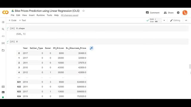 Bike Price Prediction | Linear Regression | Real World Example | Project | Python | Hands-On смотреть онлайн