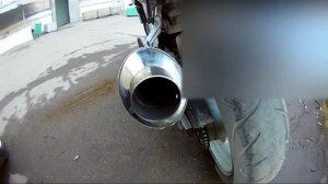 suzuki sv 1000 звук глушителя оригинал и прямоток