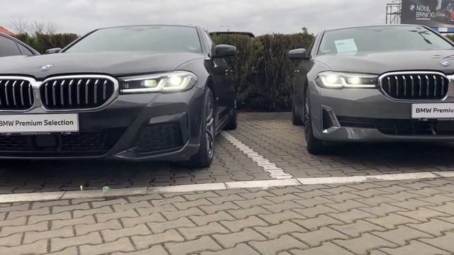 BMW LED vs. BMW LASER - G30 headlight design смотреть онлайн