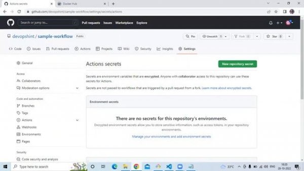 Build & Push Docker Image to DockerHub using GitHub Actions | Docker containers with GitHub Actions
